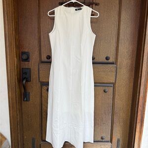 Zara Elegant White Sleeveless Dress Size XS, M, L